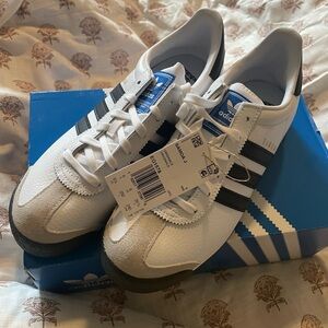 Adidas Samoa Originals Shoes Sneakers Cloud White Core Black 675033 kids 6.5